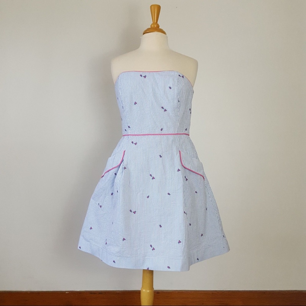 Lilly Pulitzer Ladybug Seersucker Dress Sz. 2